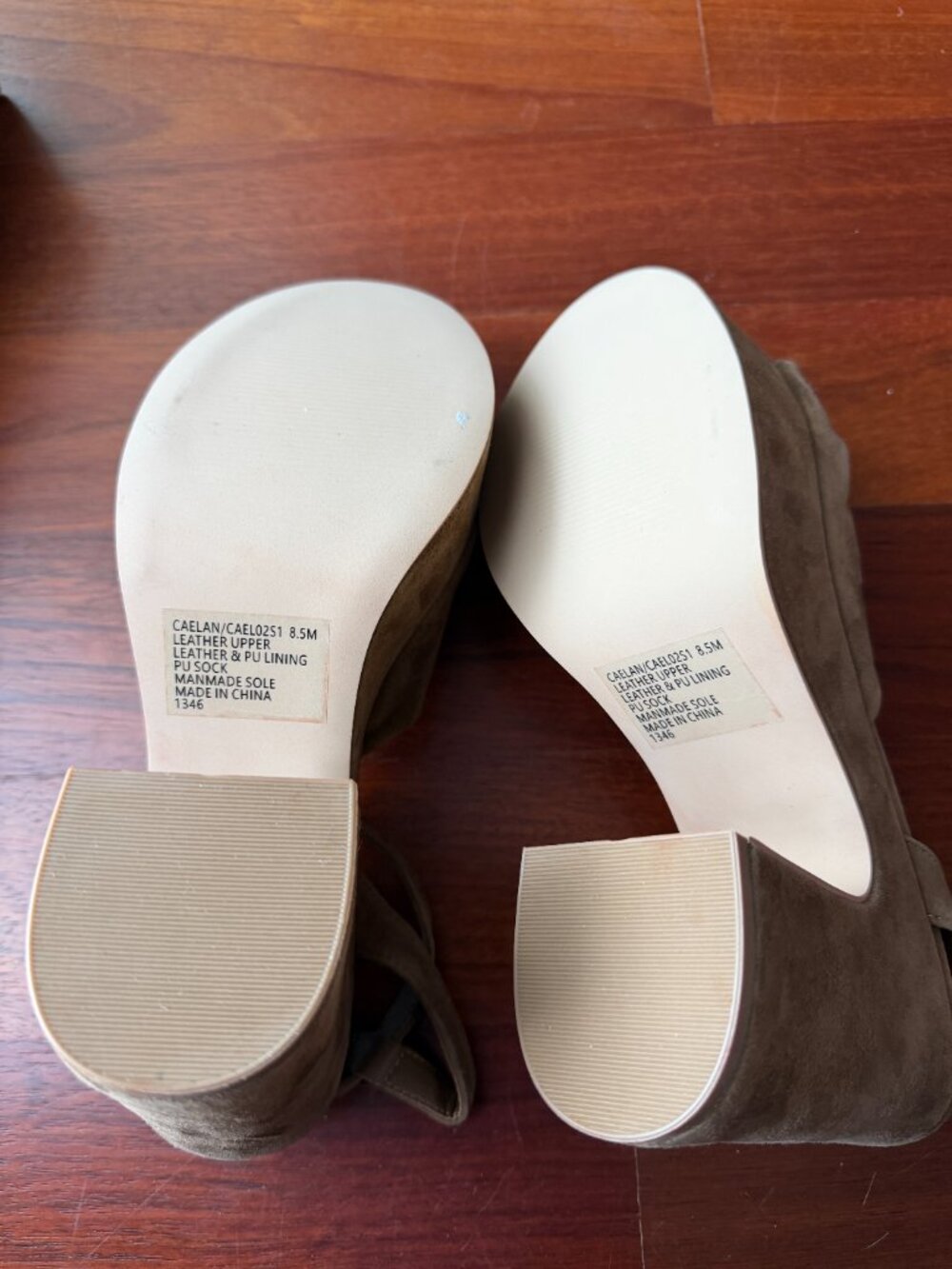Steve Madden Caelan Suede Block Heel Platform Sandals - Picture 4 of 6